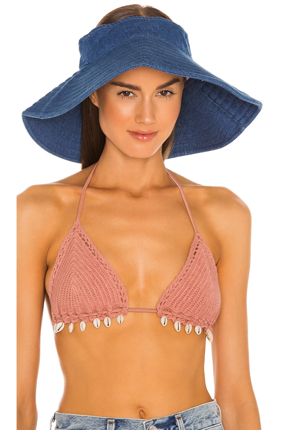 Casa Clara Weekend Sun Hat in Blue Jean 