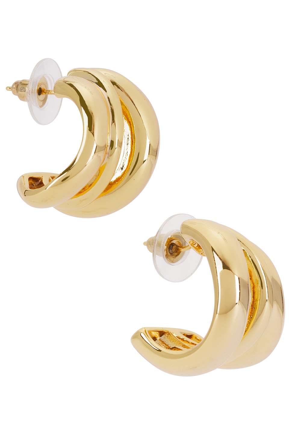 Casa Clara Zuri Hoop Earrings in Gold | REVOLVE