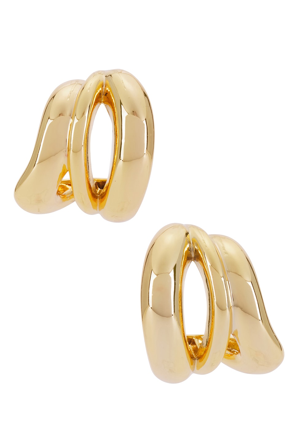 Casa Clara Zuri Hoop Earrings in Gold | REVOLVE