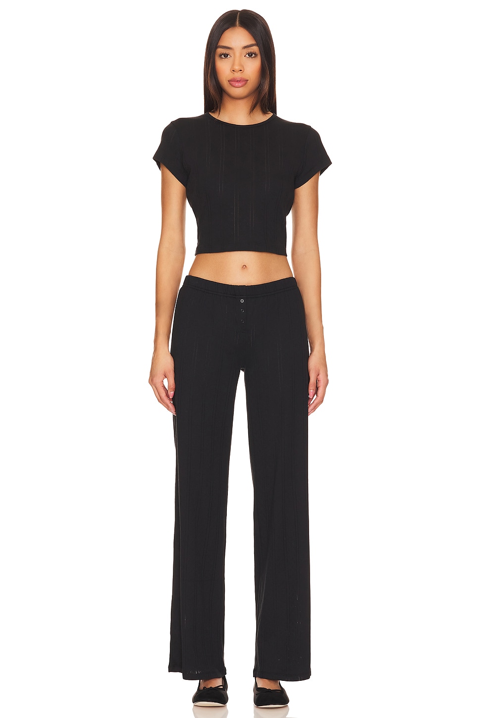 Top Vintage Cropped - Taille TU - Couleur Chiné - Matière Acrylique/coton - Tour De Cou Offert - Occasion Très Bon état