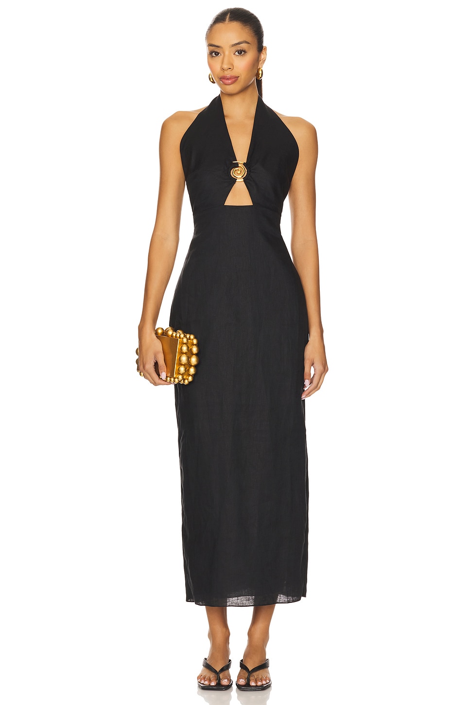 Cala de la Cruz Clara Dress in Caviar | REVOLVE