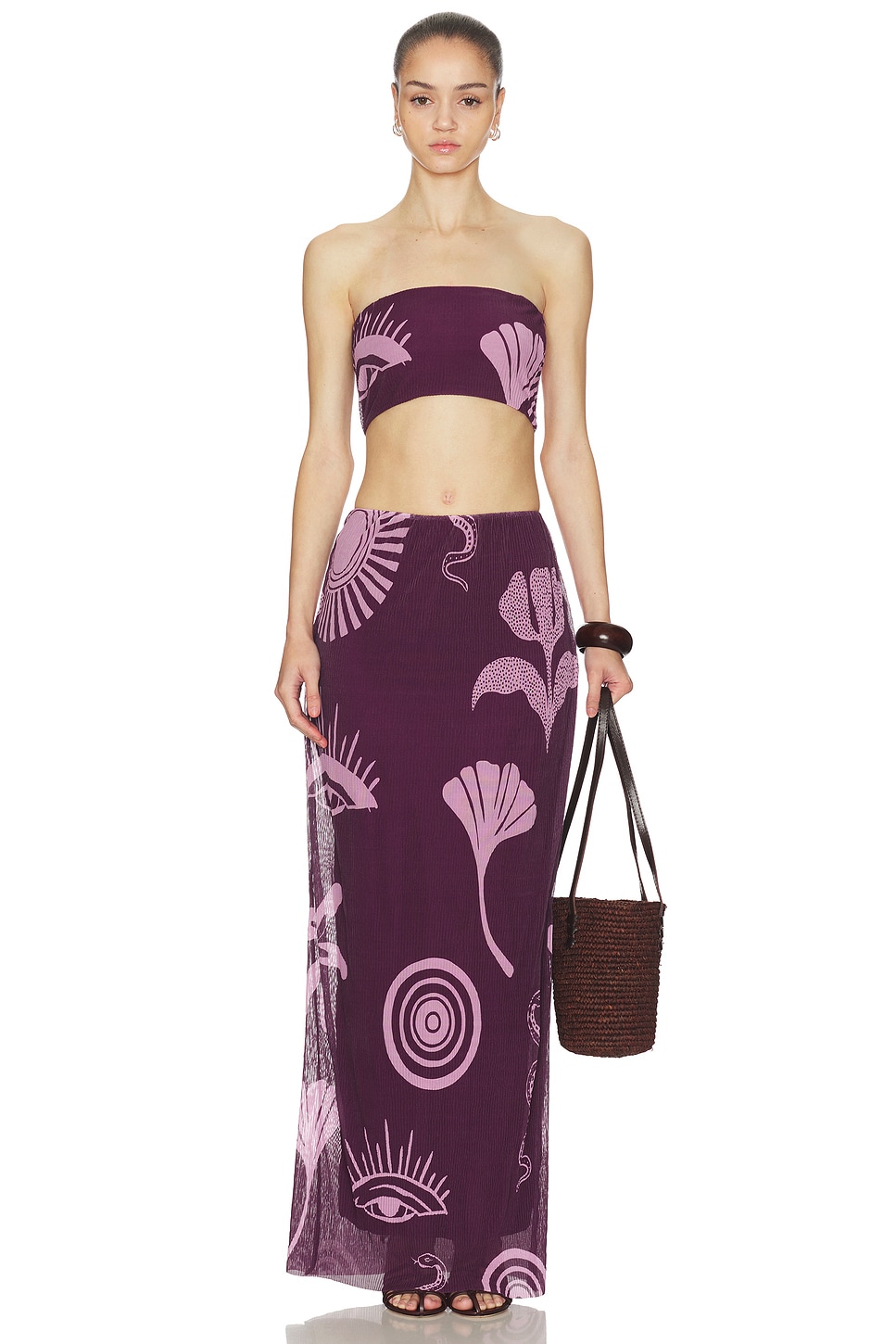 Cala de la Cruz Odessa Top in Isis Plum | REVOLVE