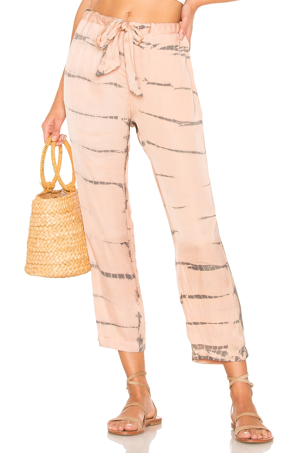 Cali Dreaming Day Trouser In Blush. In Moonstone