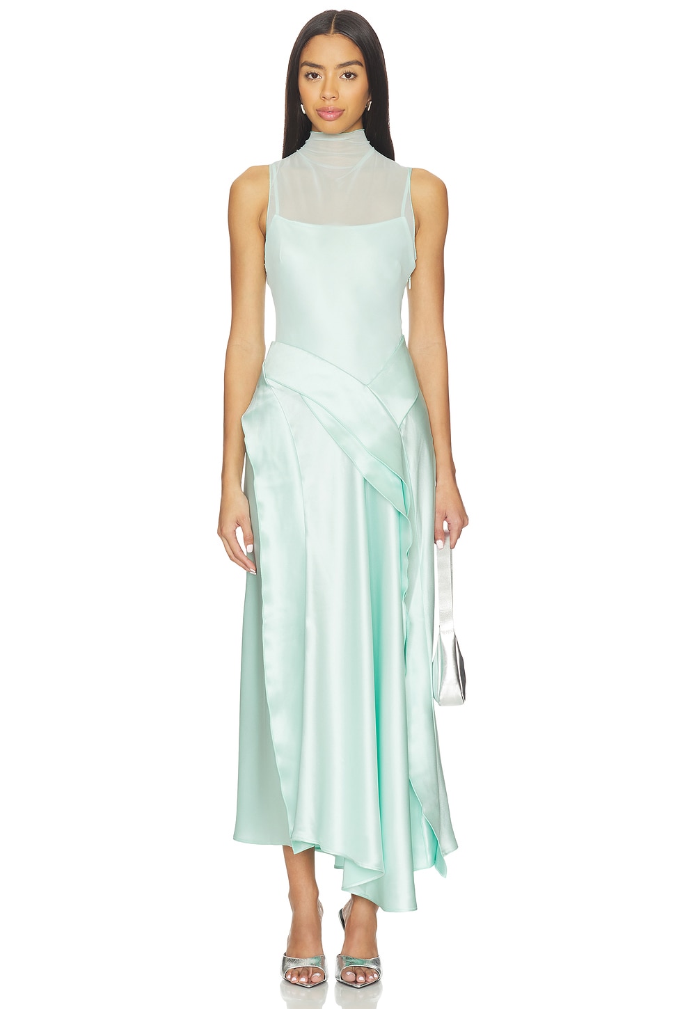 Acler Daleson Maxi Dress in Aqua Frost | REVOLVE Acler Daleson Maxi Dress in Aqua Frost | REVOLVE