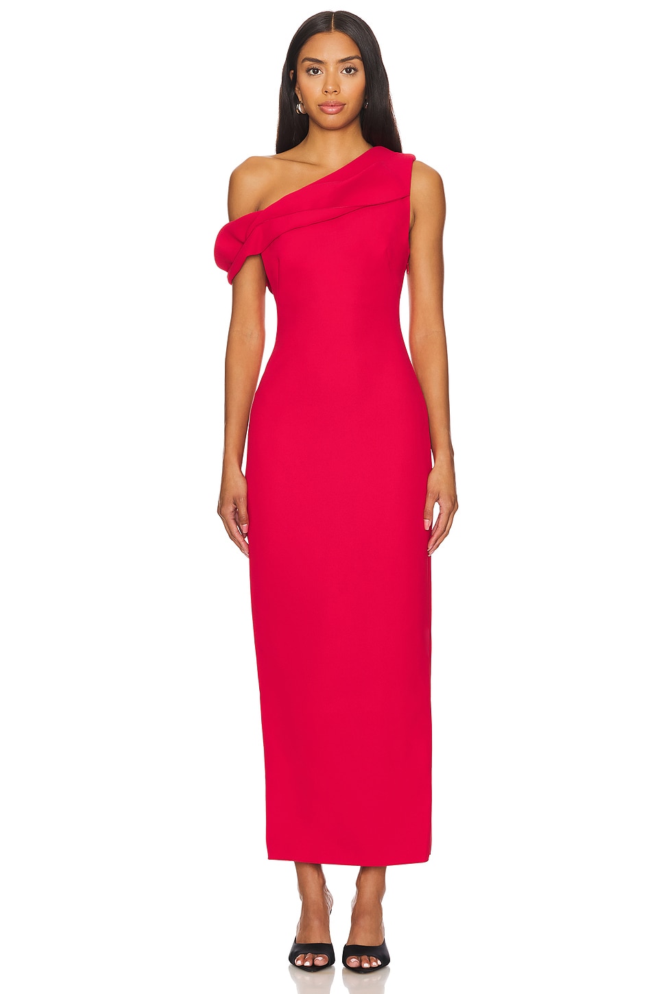 green emerald velvet dress Esher Maxi Dress main image 0