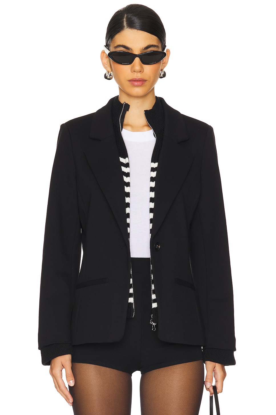 Central Park West Avalon Turtleneck Dickie Blazer thumbnail