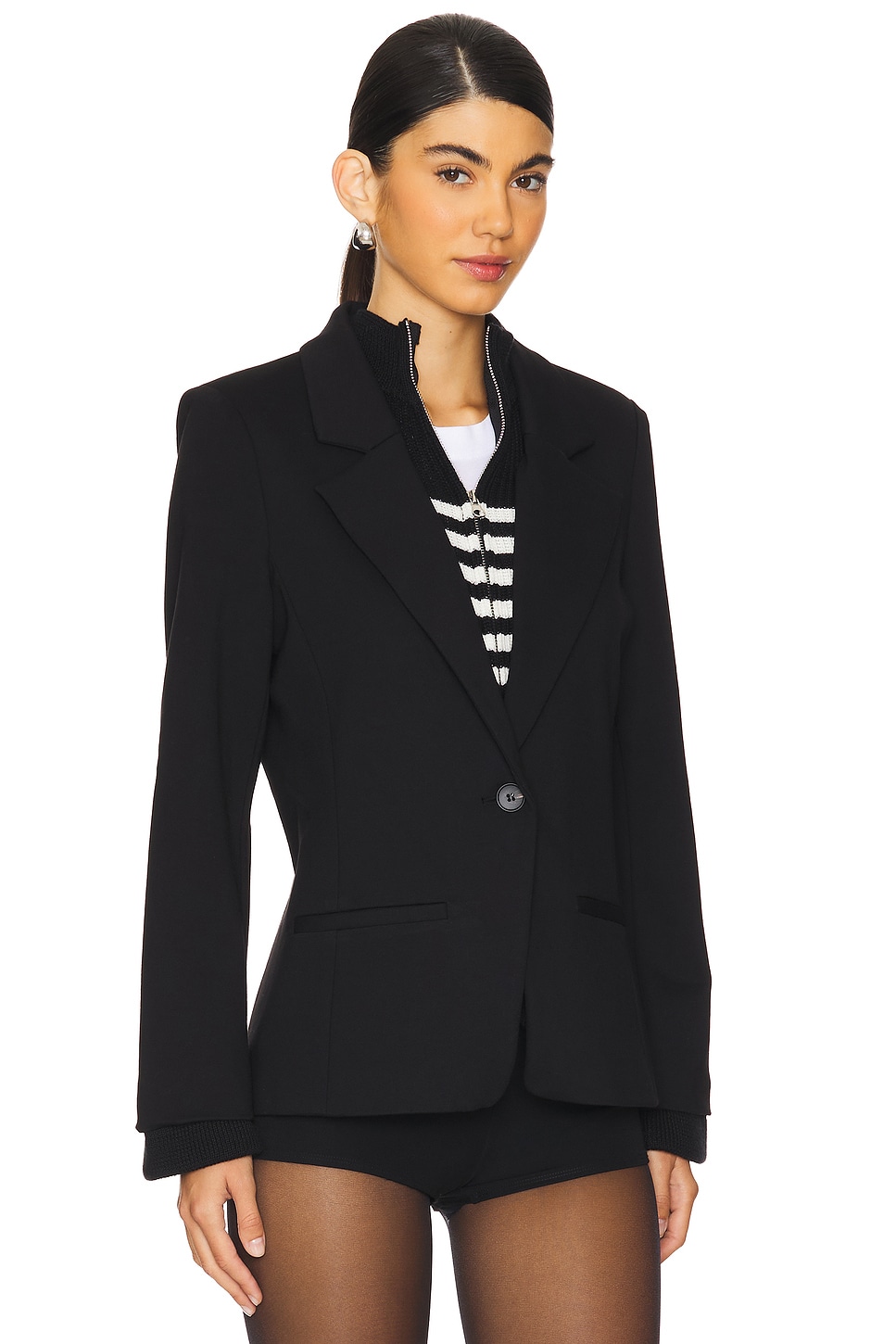 Central Park West Avalon Turtleneck Dickie Blazer thumbnail
