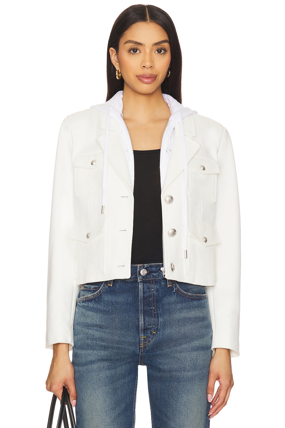 Central Park West Ponte Suiting Blazer