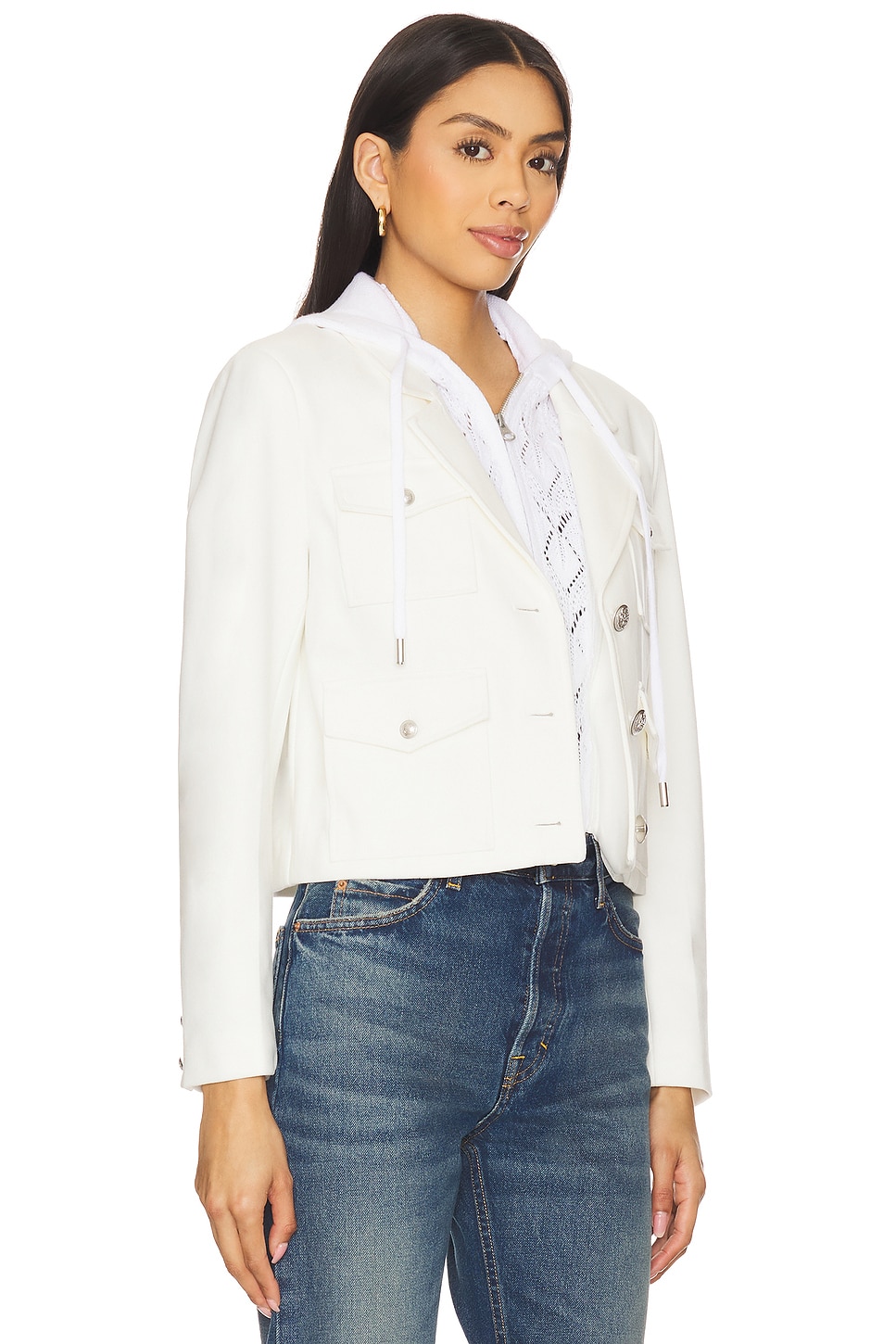 Central Park West Ponte Suiting Blazer thumbnail