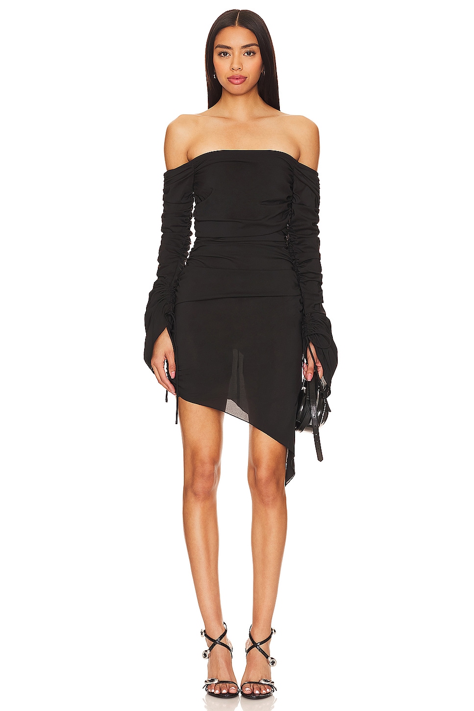 Cannari Concept Long Sleeve Dress in Tap Shoe Black | REVOLVE