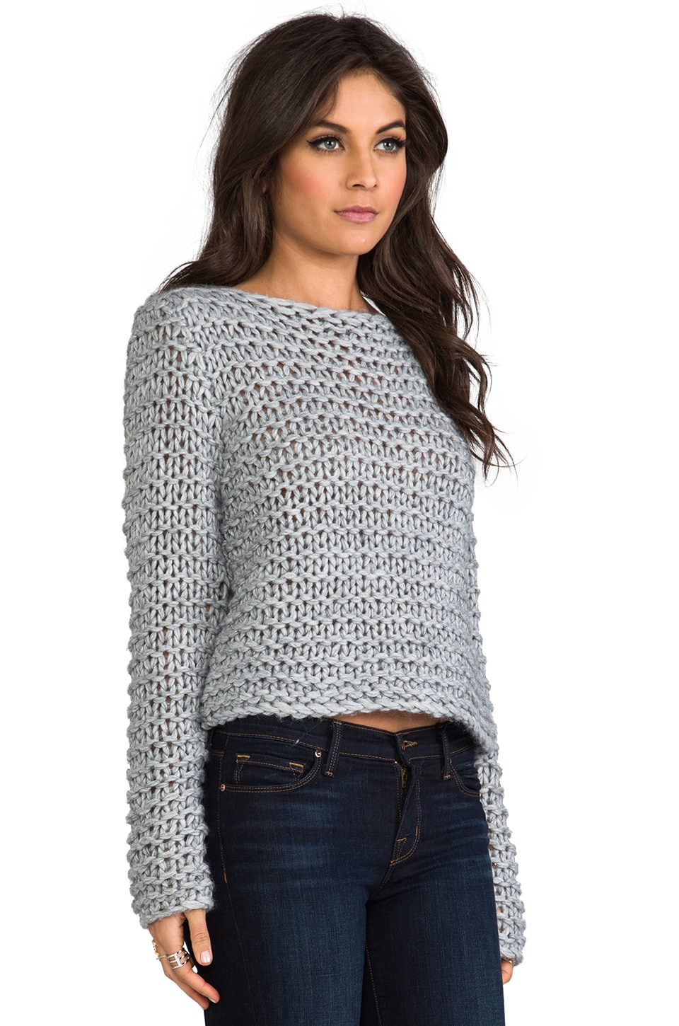 Cheap Monday Cher Sweater in Grey Melange | REVOLVE