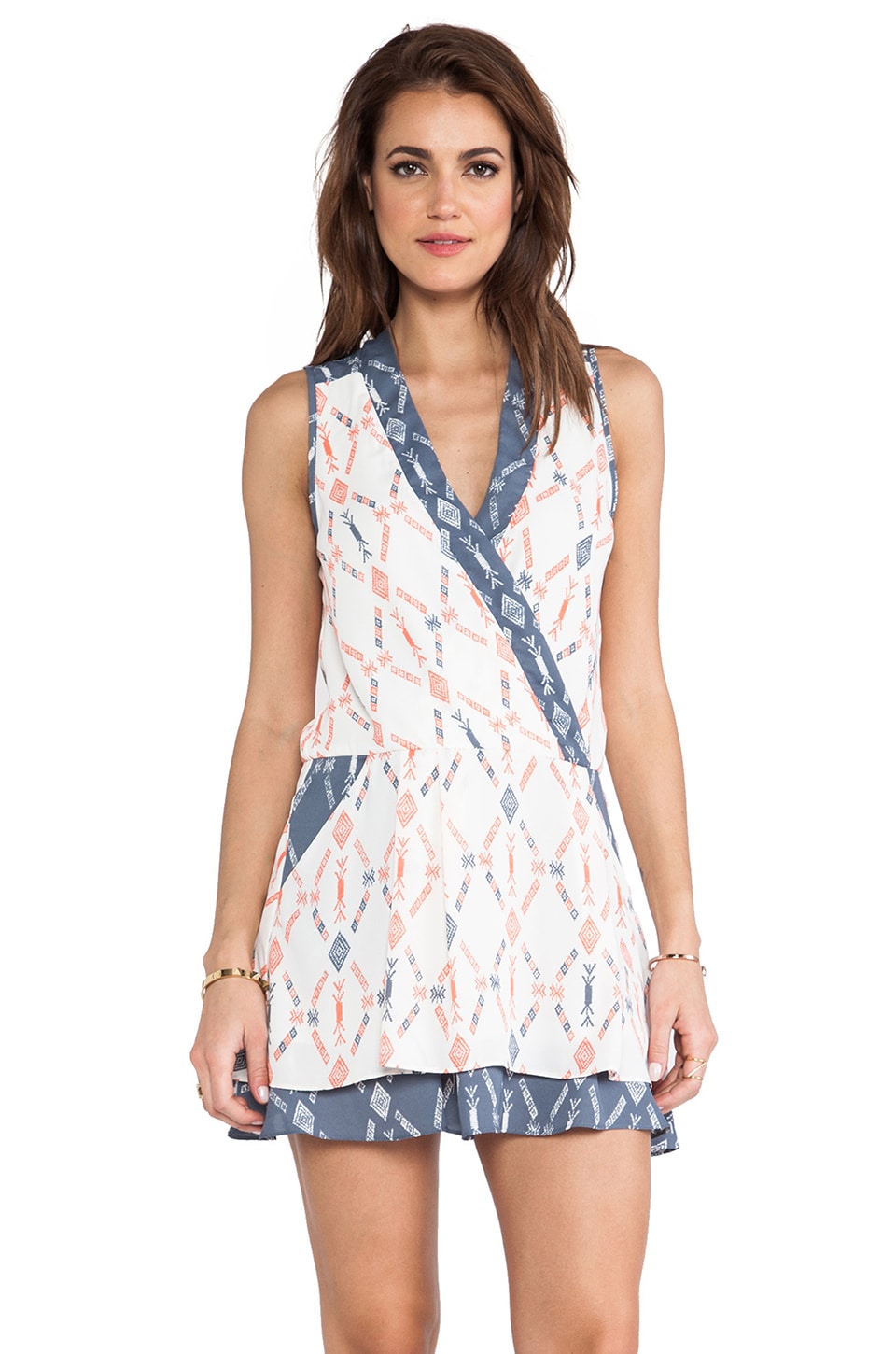charles henry wrap dress