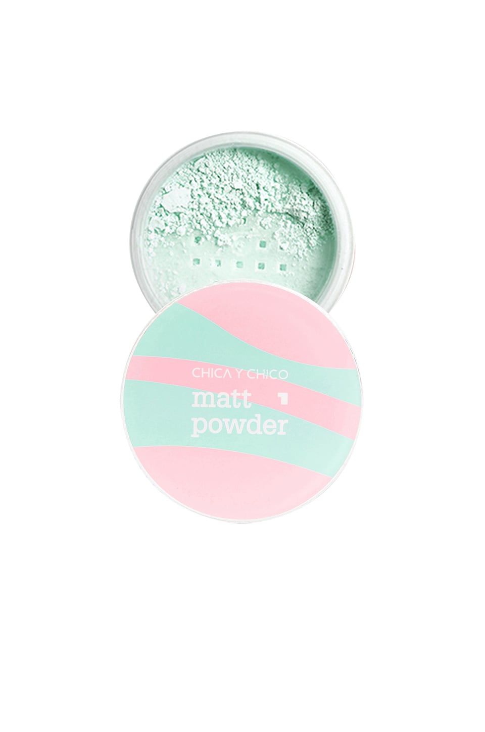 CHICA Y CHICO CHICA Y CHICO MATTE POWDER IN GREEN.,CHIY-WU6