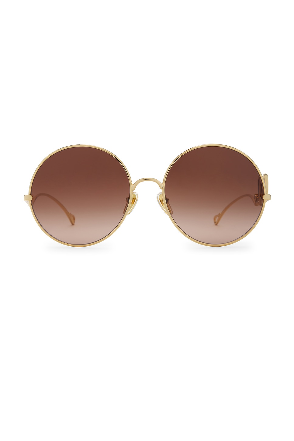 Chloe ICONIC サングラス - Gold & Brown | REVOLVE