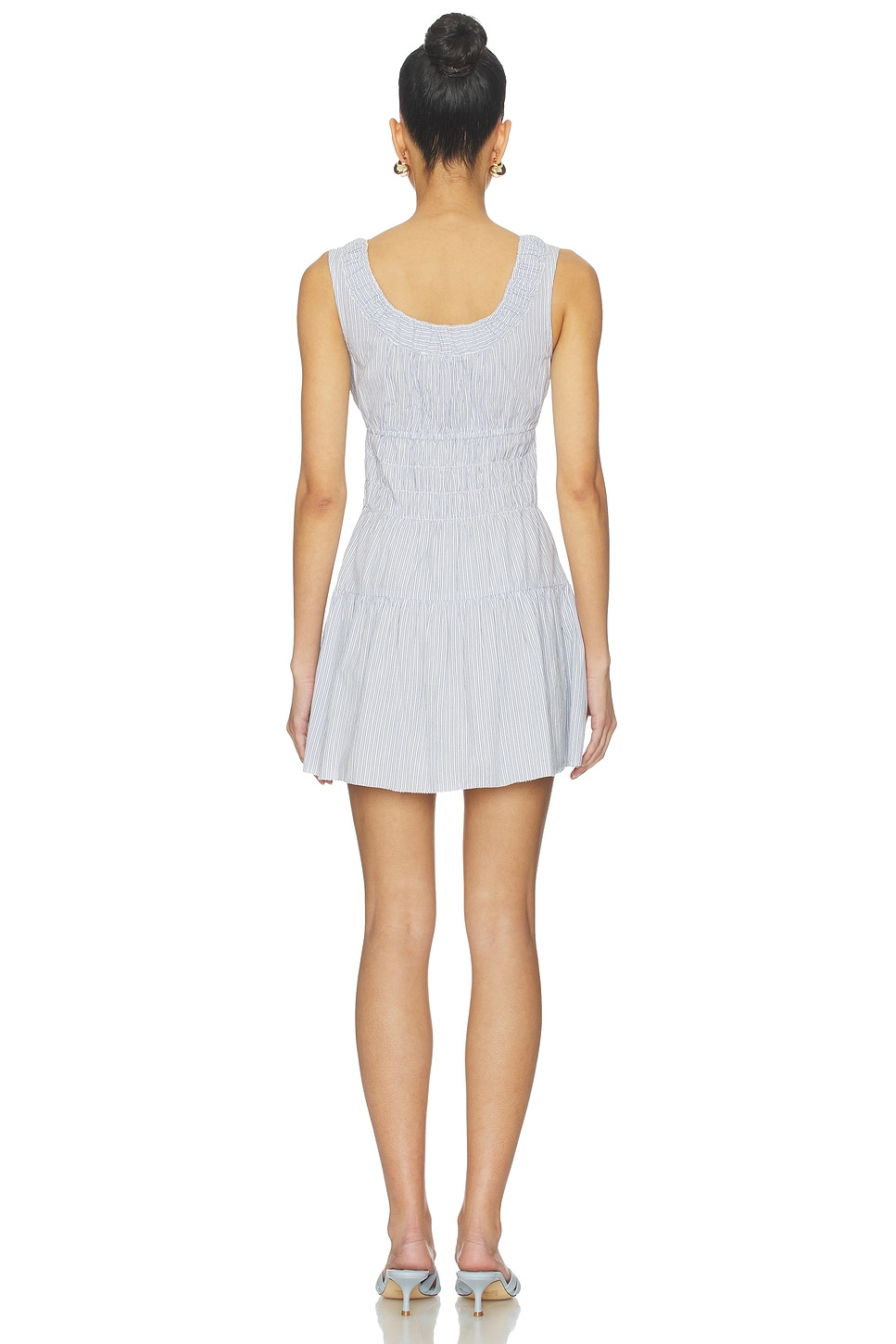 green emerald velvet dress Florencia Dress White