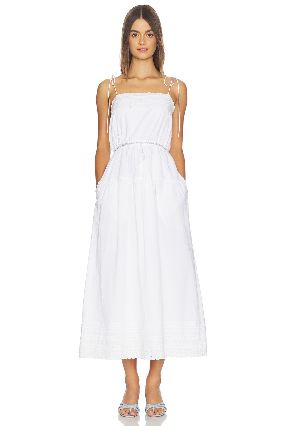 ciao lucia maxi dress Salone Black Linen Maxi Dress
