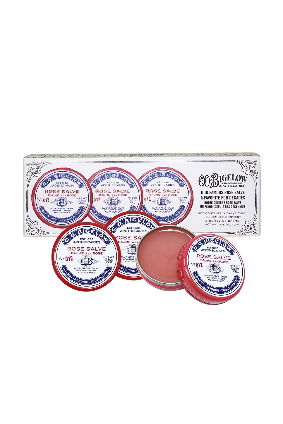 c.o. bigelow rose salve lip balm Stick de L-Carnitina líquida maxi main image 0