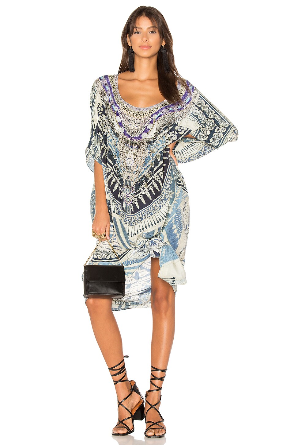 camilla round neck kaftan sale