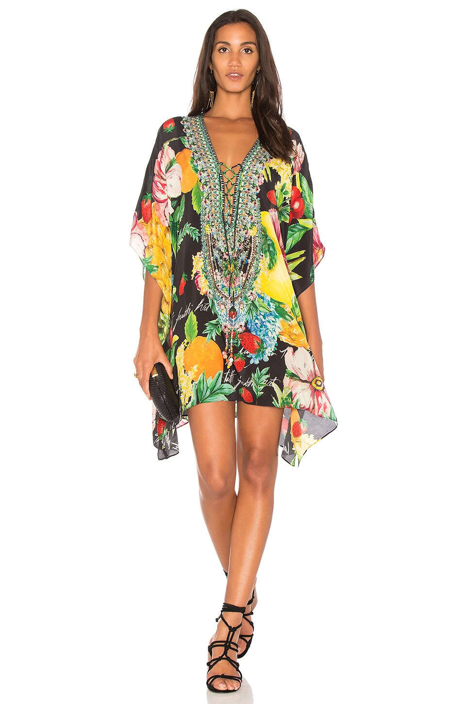 camilla black kaftan