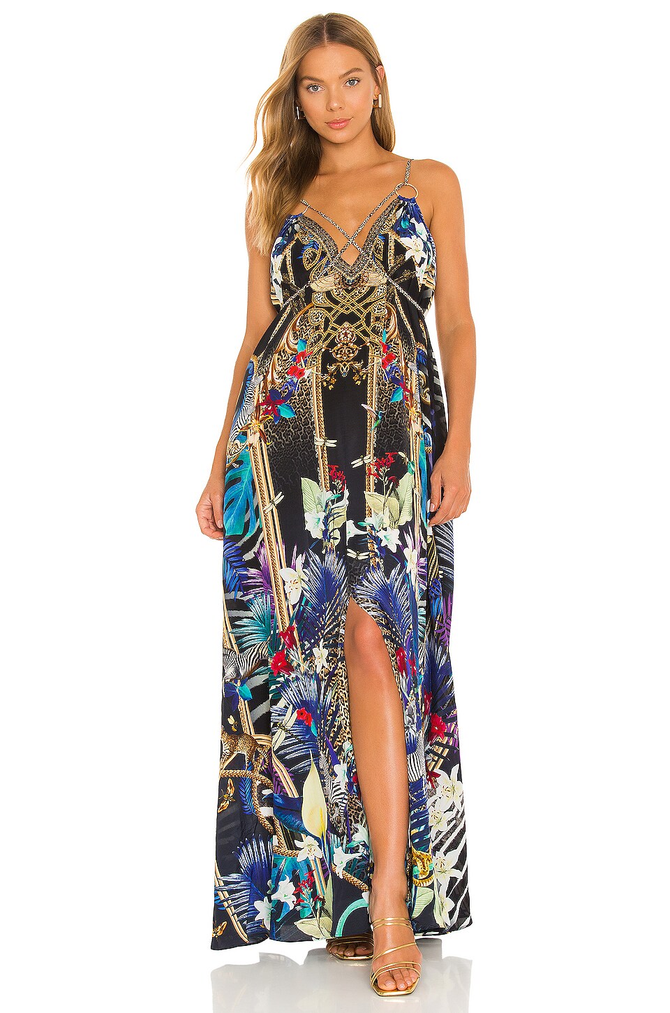 revolve rainbow dress