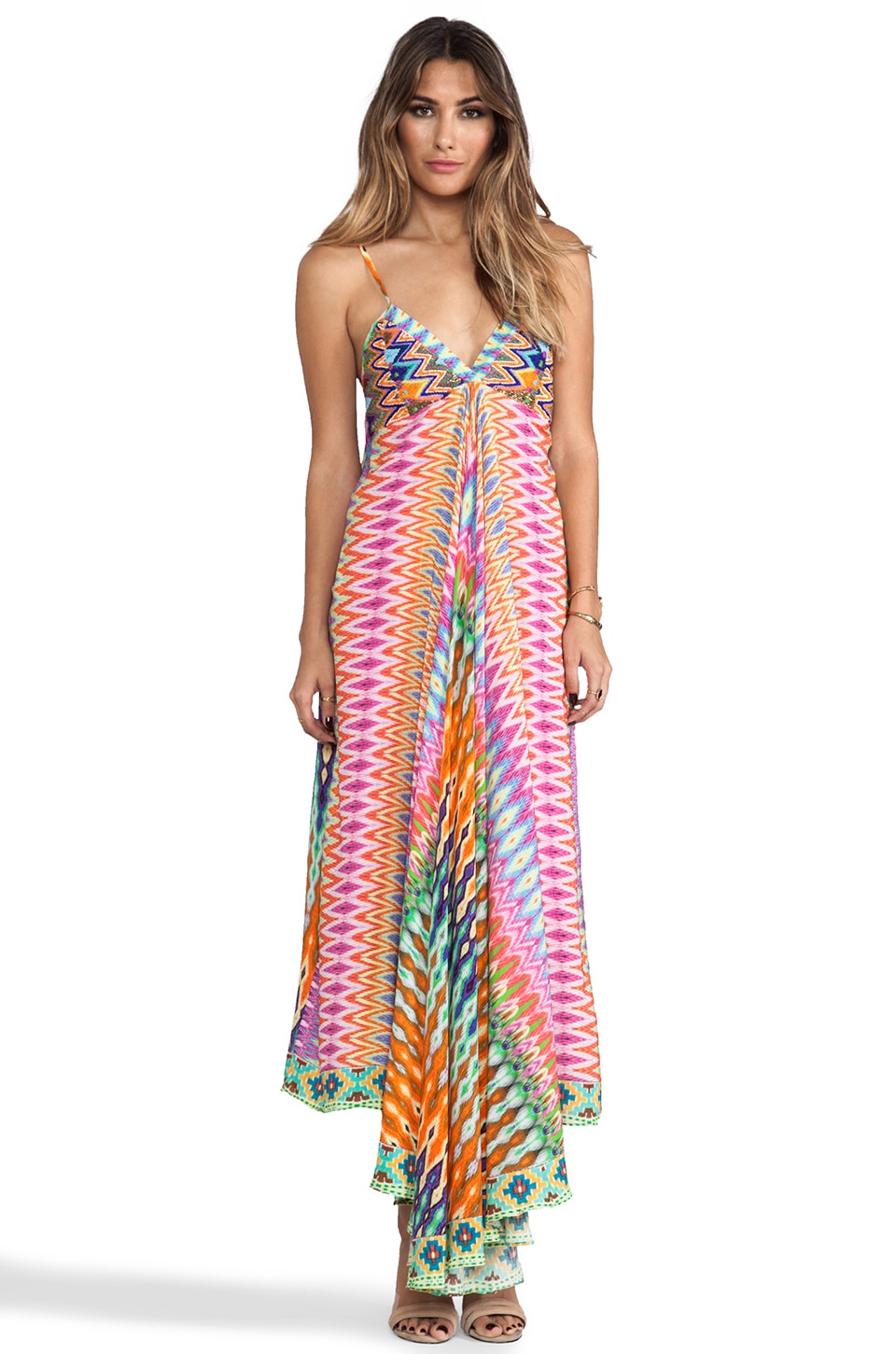 Camilla Loom Lovers Triangle Top Maxi Dress in Multi | REVOLVE