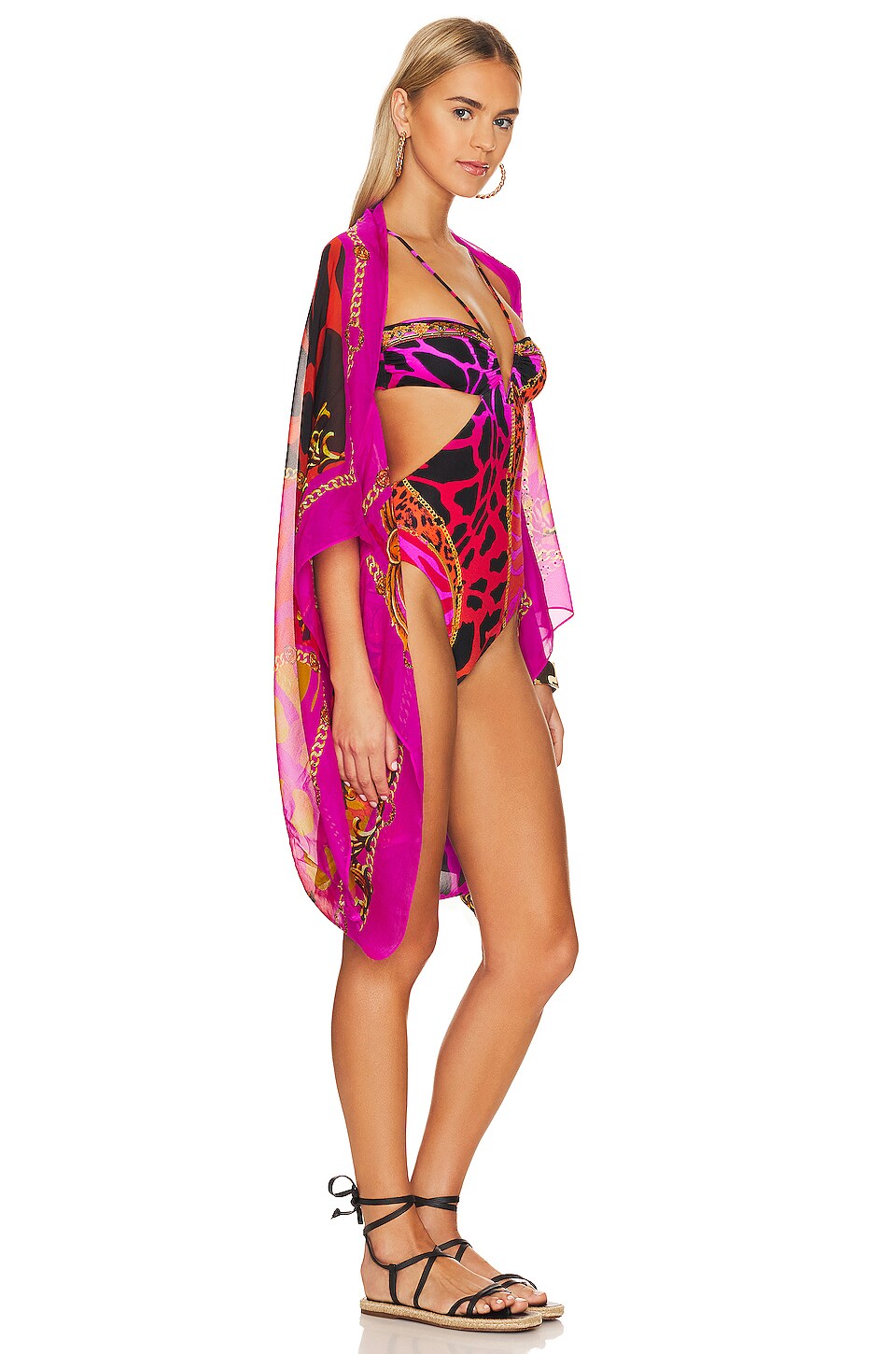 Camilla Silk Kimono in Always Change Your Spots