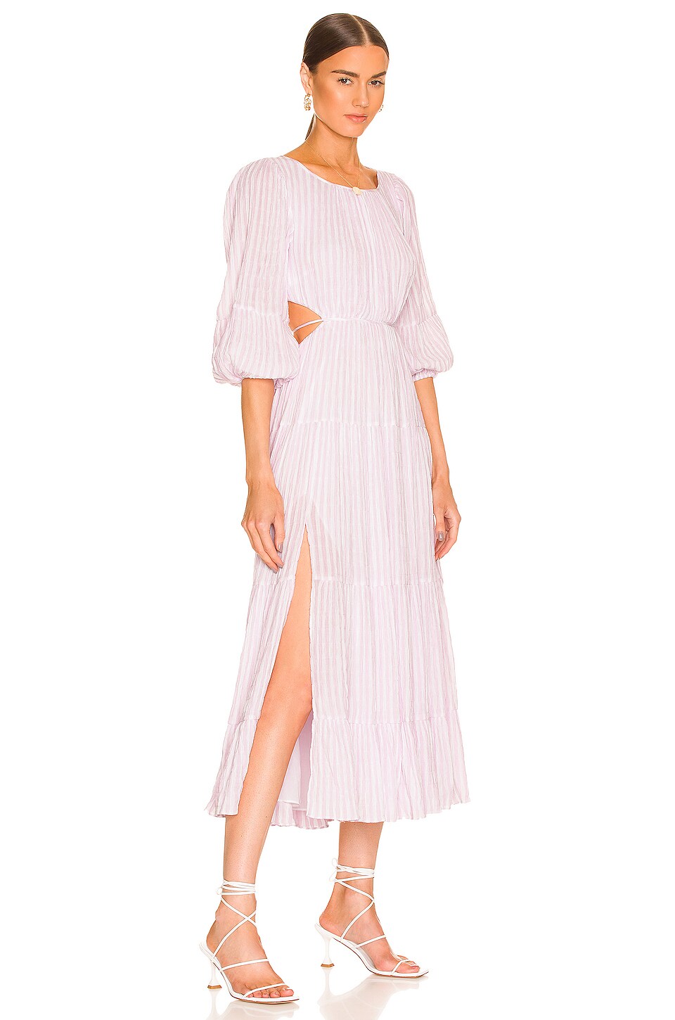Cinq a Sept Lyle Dress in Pale Iris & Ivory