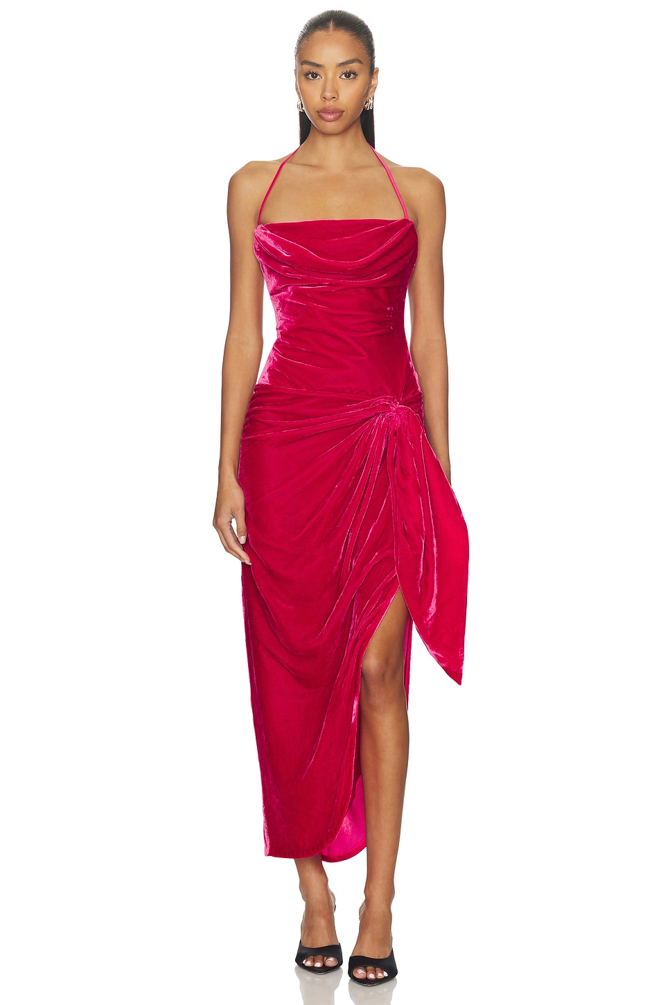 white christmas dresses Primavera Couture 3131 Size 12 Raspberry Cocktail Dress Fringe short h –  Glass Slipper Formals main image 1