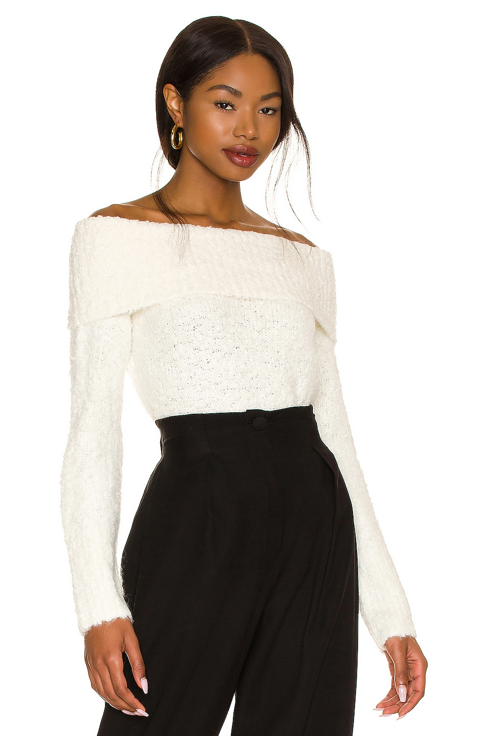 Cinq a Sept Leya Sweater in Ivory | REVOLVE