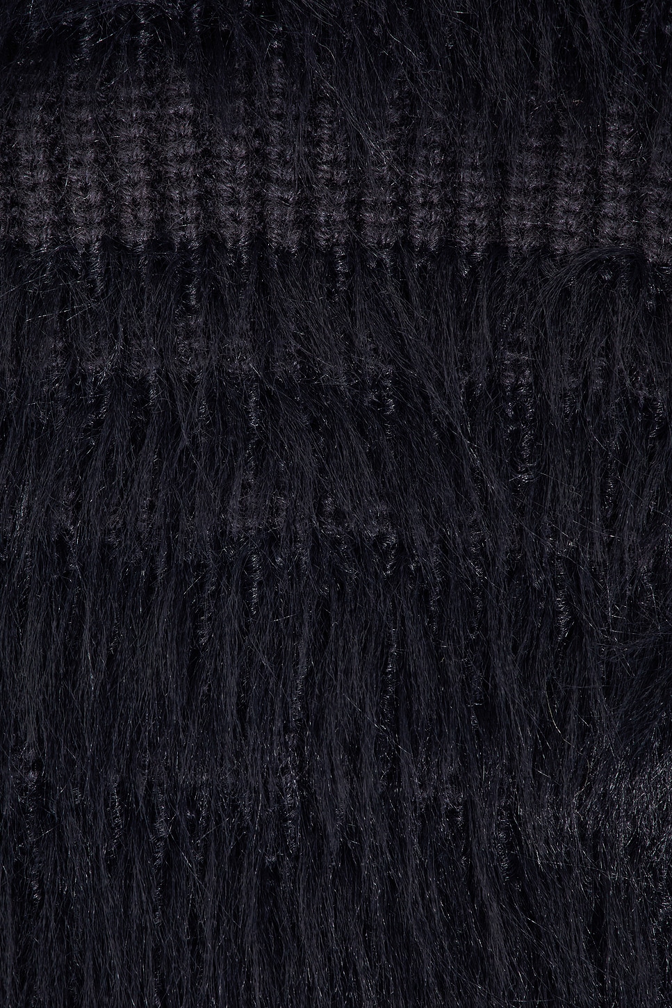 Cinq à Sept Vida Faux Feather Trim Wool Blend Cardigan
