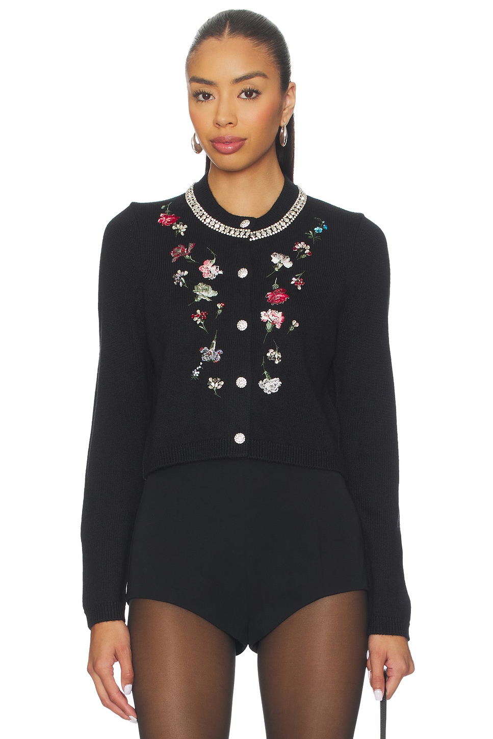 Cinq à Sept - Tumbling Carnation Isolde Cardigan | Plush