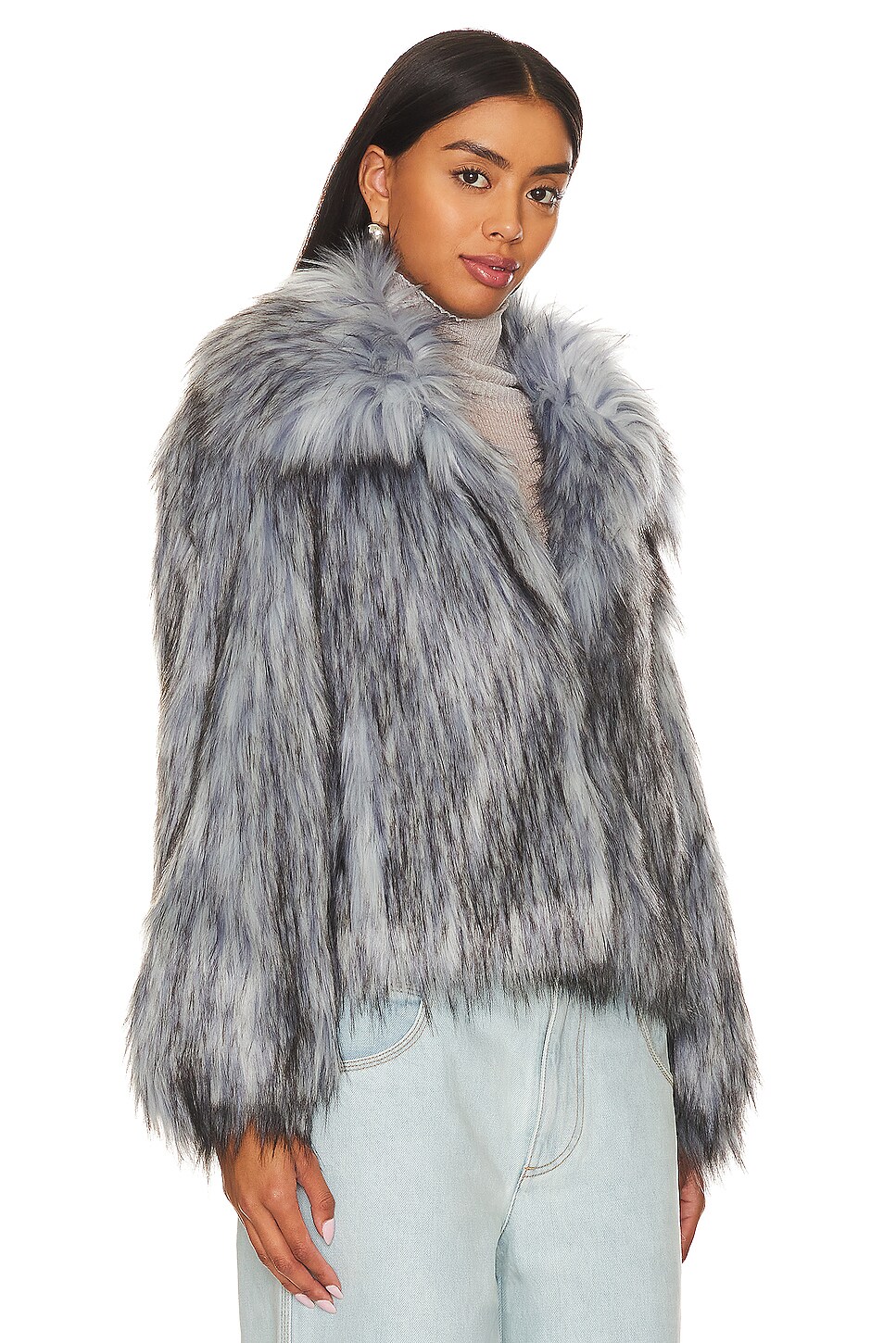 Cinq a Sept Short Tenley Coat in Pale Sky Blue | REVOLVE