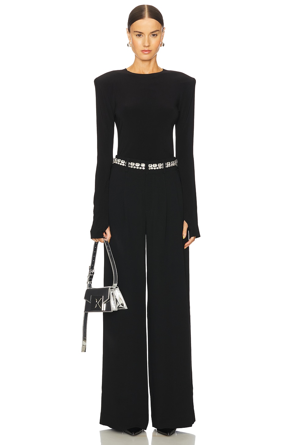 Cinq à Sept Rhinestone Chain Genna Pant