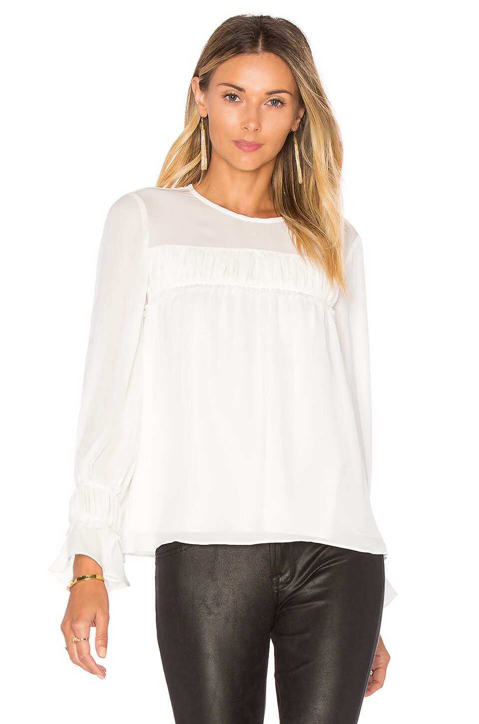 Cinq a Sept Monarch Top in Ivory