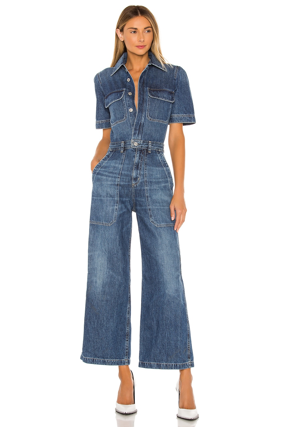 miki denim jumpsuit