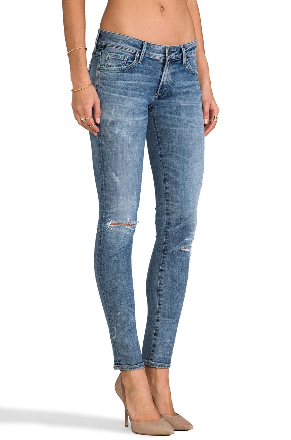 Citizens of Humanity Premium Vintage Racer Low Rise Skinny in Crosby