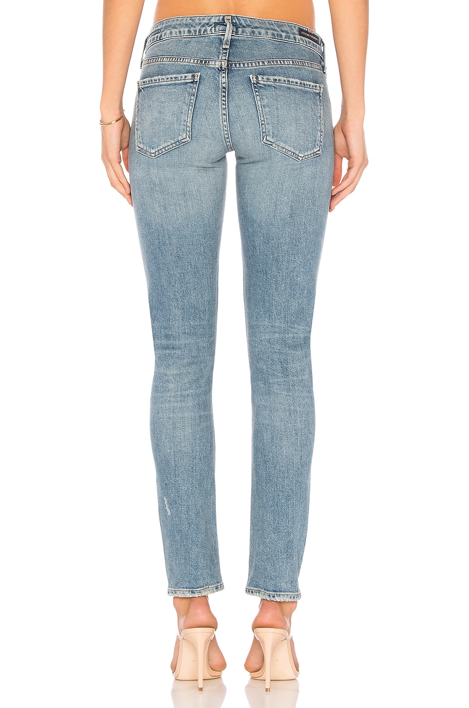 Citizens of Humanity Racer Low Rise Skinny in Distressed Encore | REVOLVE