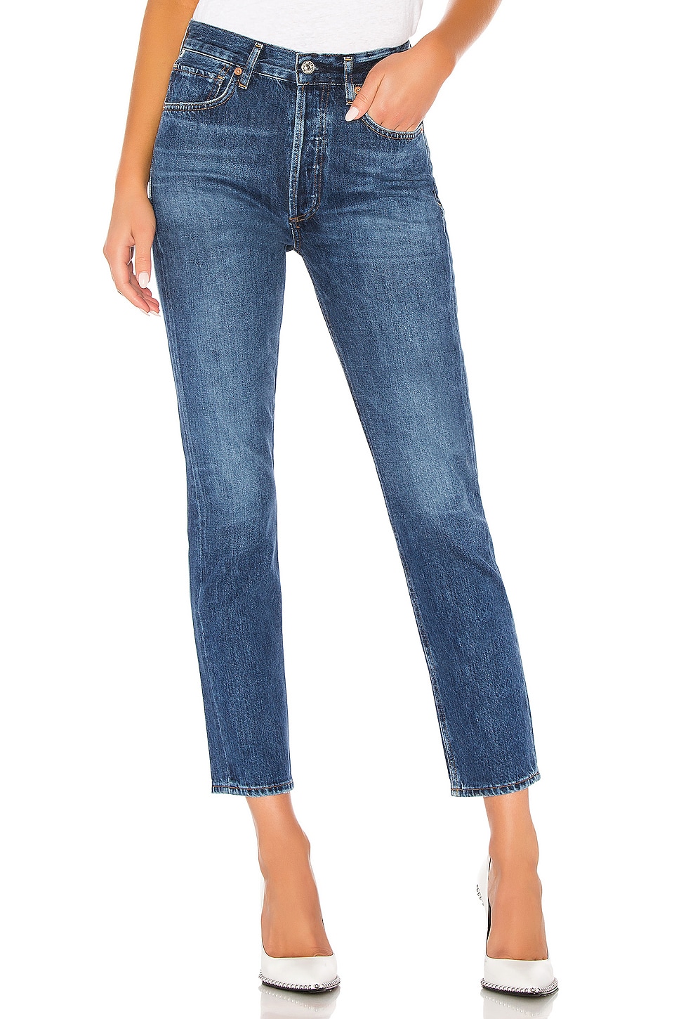 charlotte high rise straight jeans