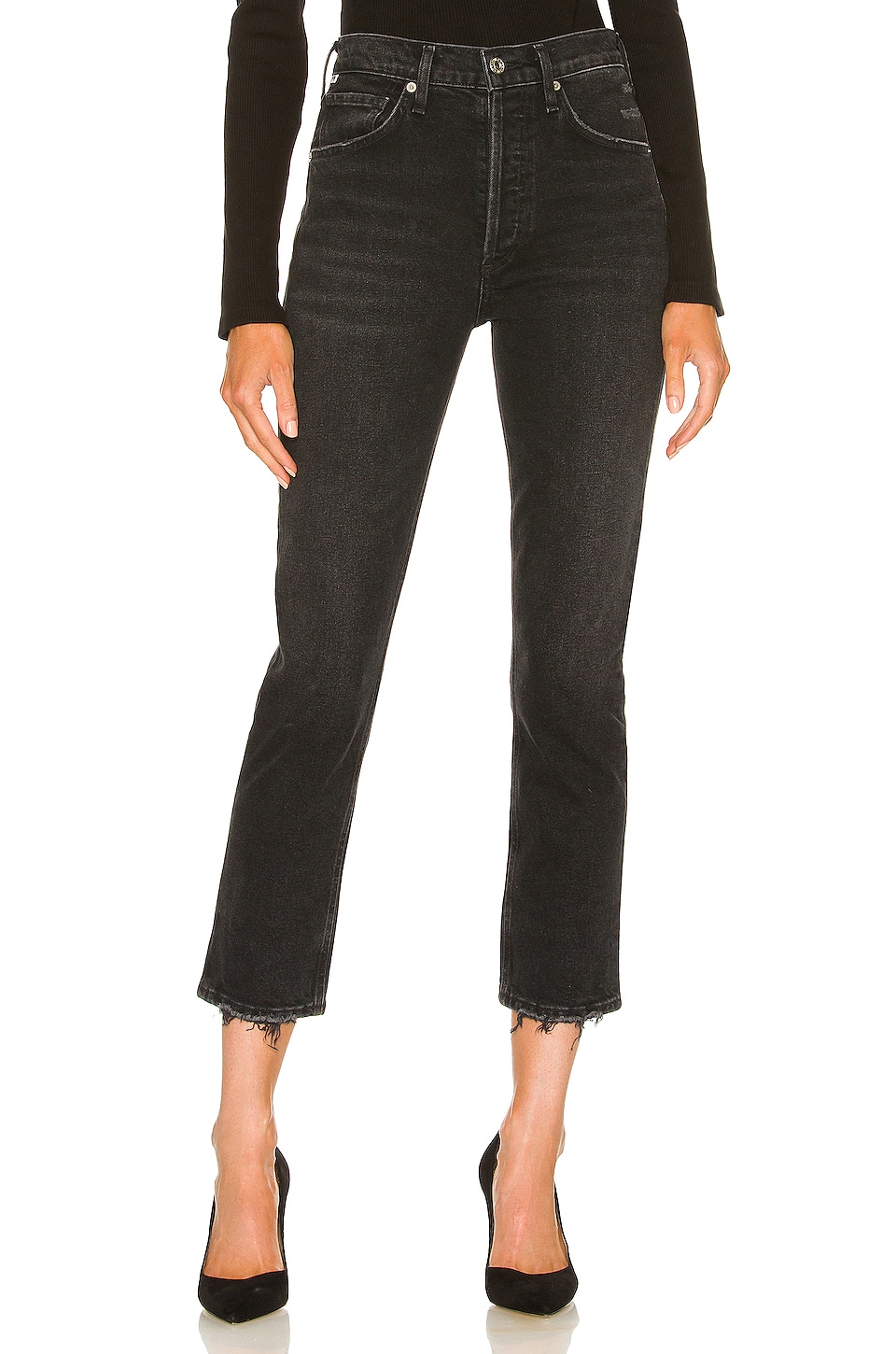 Citizens of Humanity Jolene High Rise Vintage Slim in Stormy | REVOLVE