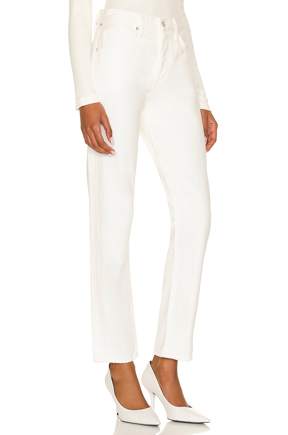 Citizens of Humanity Emerson Slim Boyfriend Jeans in Porcelain