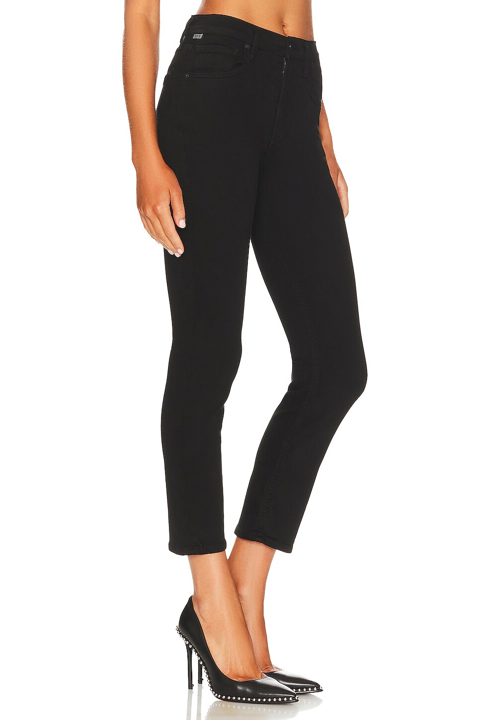 Citizens of Humanity Jolene High Rise Vintage Slim in Plush Black