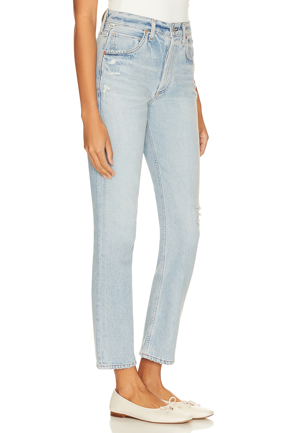 Charlotte High Rise Straight Jeans