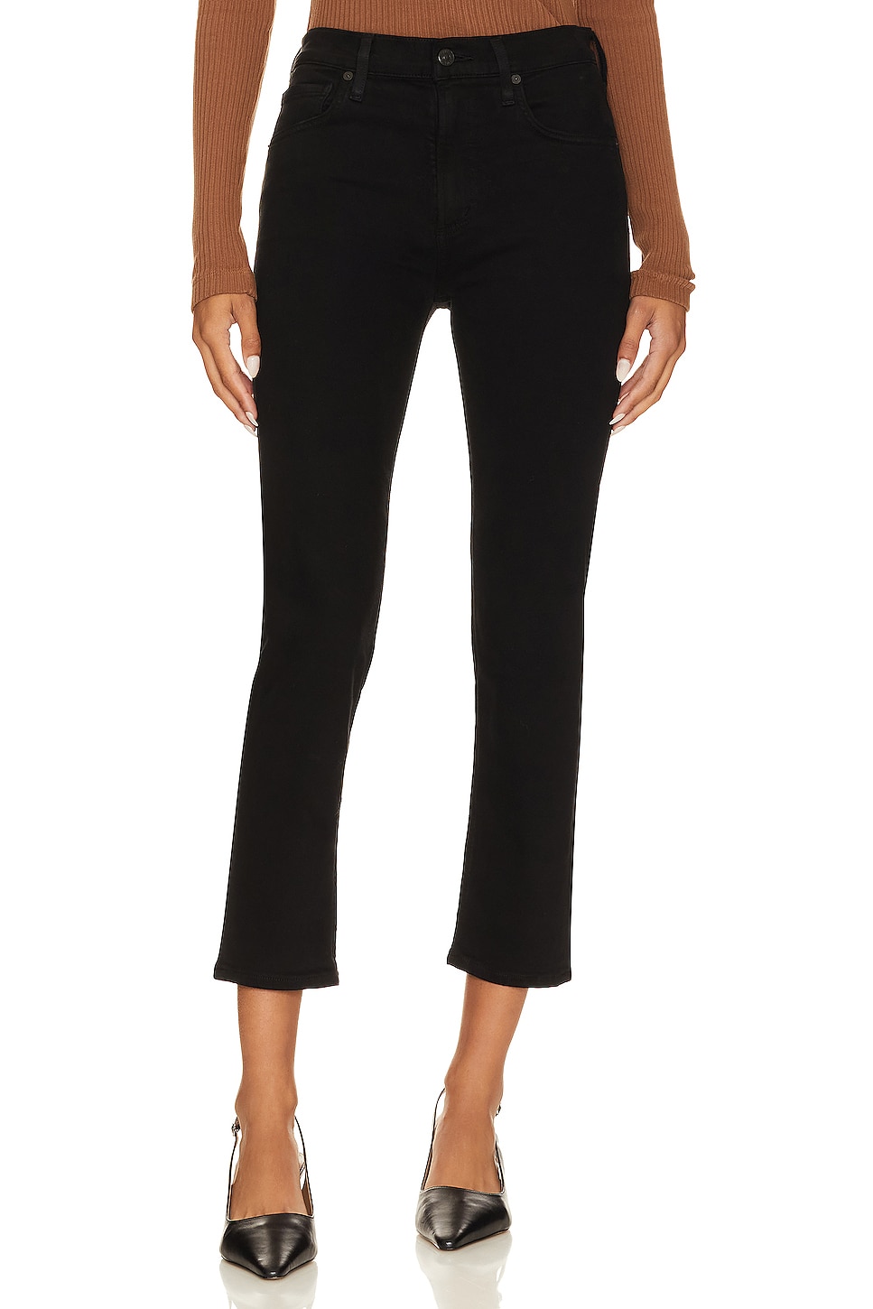 Rag & bone on sale hana cropped flared jeans