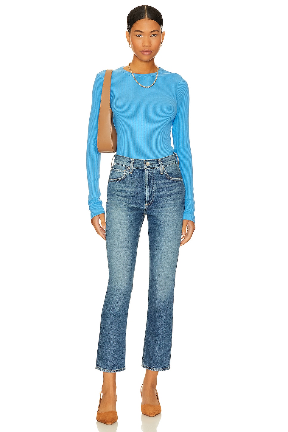 Citizens of Humanity Charlotte High Rise Straight Jeans in