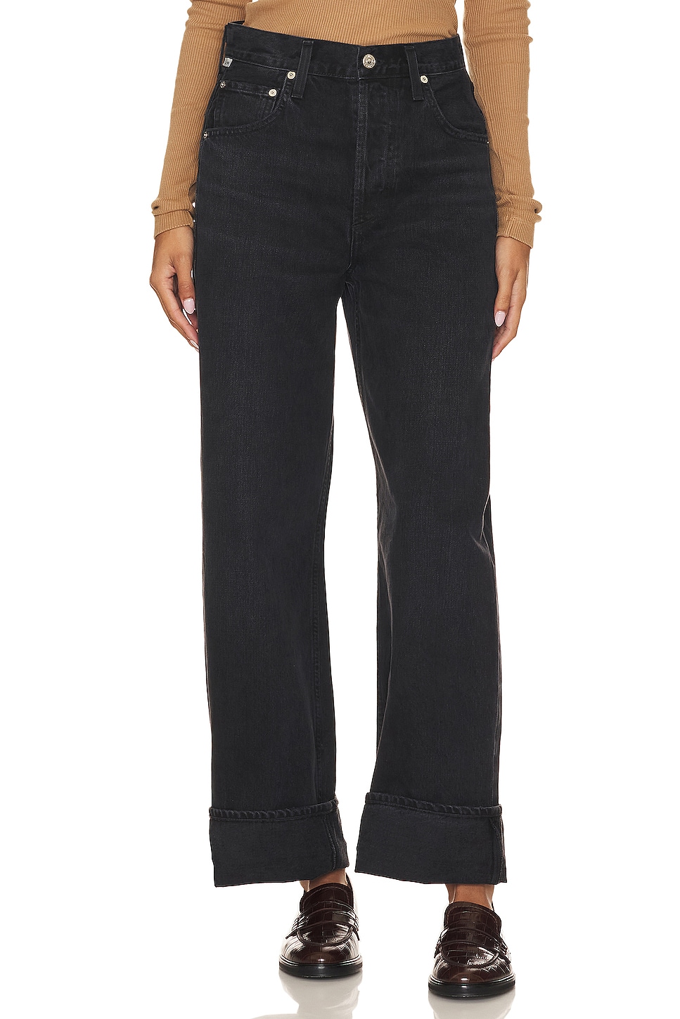 Citizens Of Humanity Ayla Baggy Cuffed Crop Jeans thumbnail