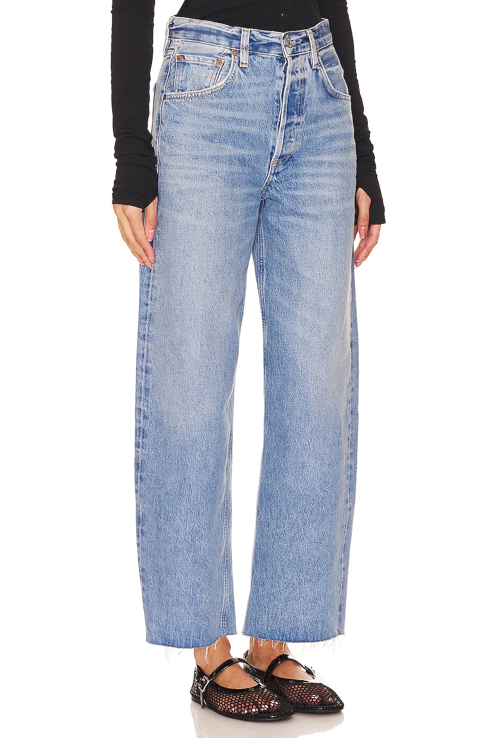 Ayla Undone Hem Crop