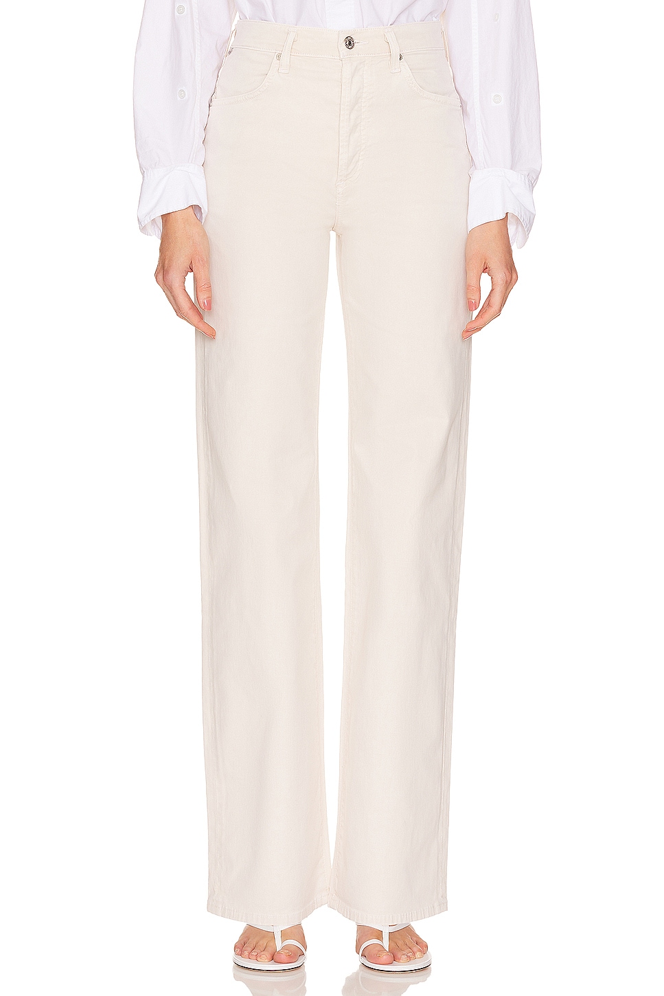 Citizens of Humanity Annina Wide Leg in Almondette | REVOLVE