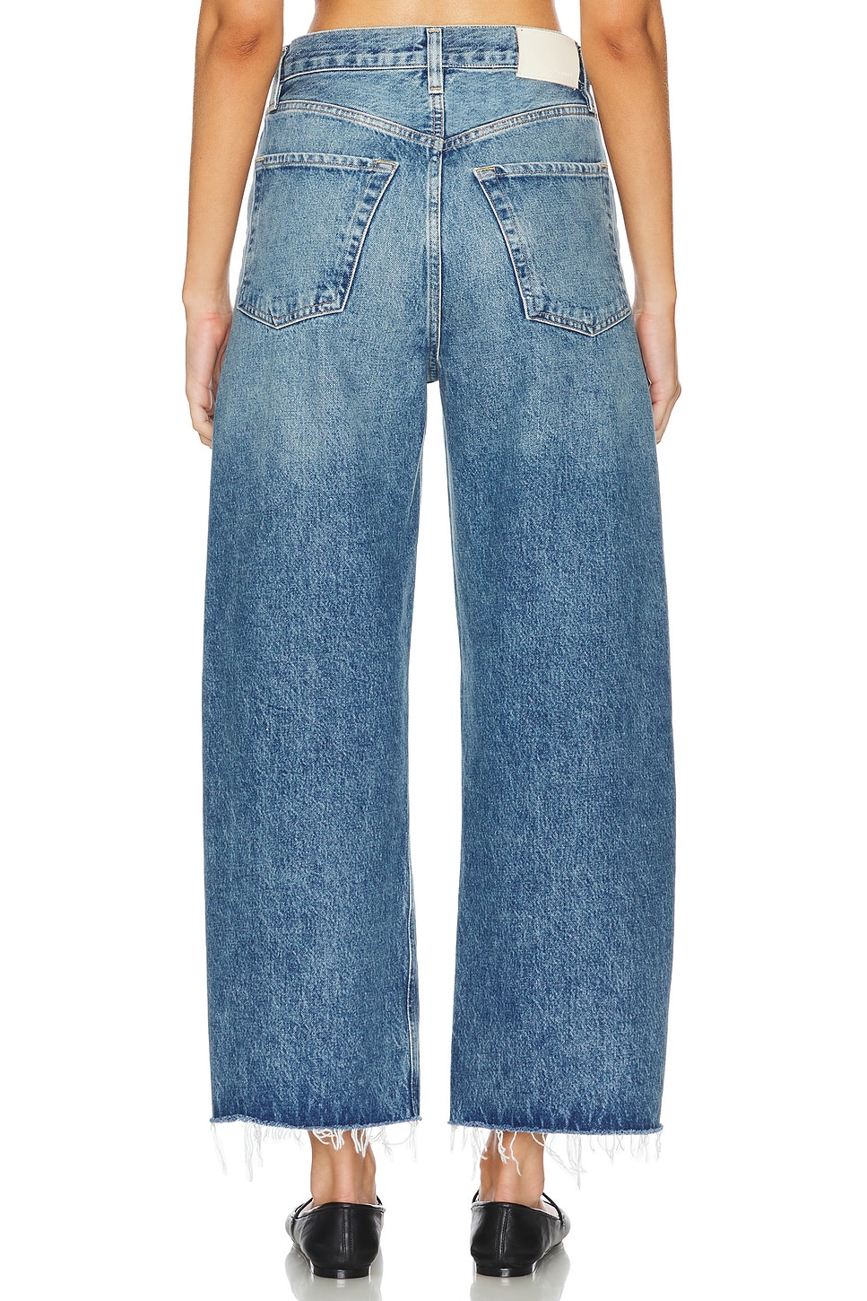 Ayla Crop Wide Leg Jeans - Thumbnail 4