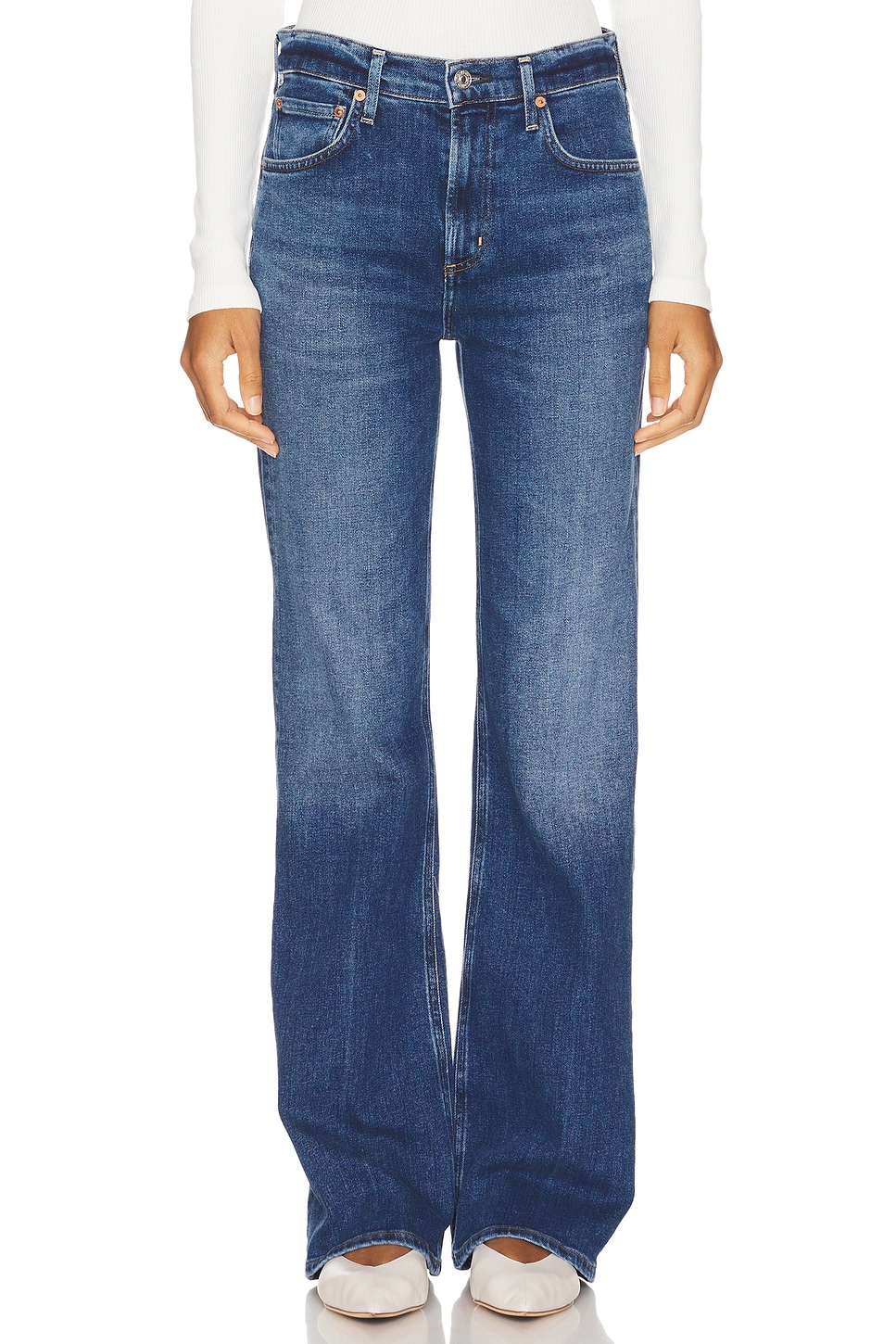 Vidia Mid Rise Boot Jeans
