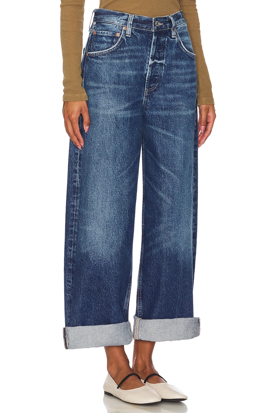 Ayla Petite Baggy Jeans - Thumbnail 3